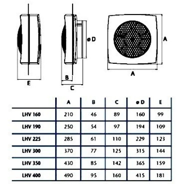 Extractor De Aire Para Cocina Lhv 160 Español Cata - Imagen 3