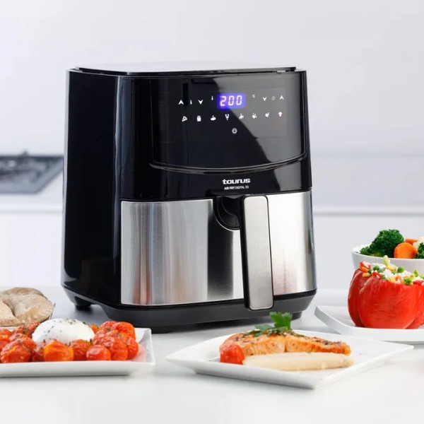 Freidora De Aire Sin Aceite Digital 5s Taurus 5lts 1450w - Imagen 2