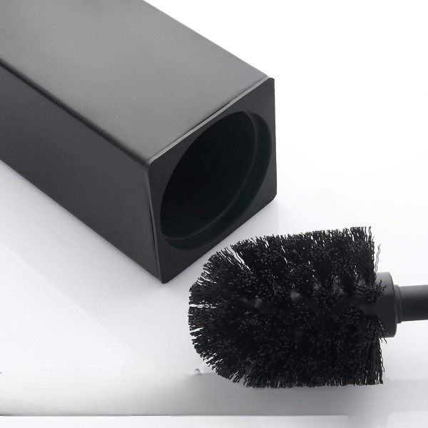 Escobilla Cepillo Inodoro Negro Mate Baño Ducha Accesorio - Imagen 7