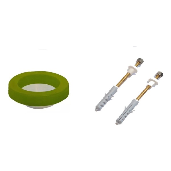 Kit Fijación Inodoro Y Goma De Asiento - Imagen 2