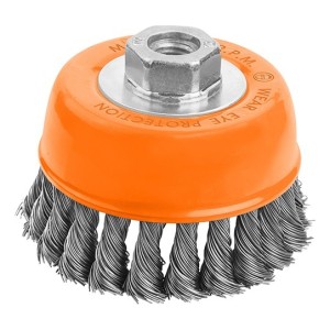 Cepillo Copa Acero 3 Trenzado Wokin Industrial