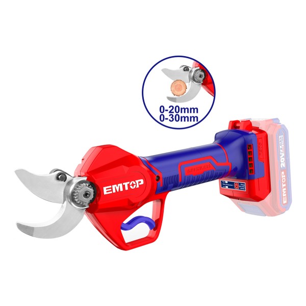Tijera De Poda A Bateria 20v S/bat Emtop Elsl20305 - Imagen 2