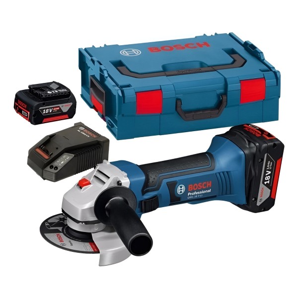 Amoladora Bosch Gws 18 V-li 18v Inalámbrica 2 Baterias