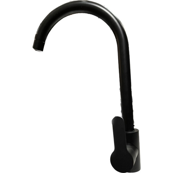 Monocomando Cocina Mesada Negro Mate Barraca Olimpia - Imagen 3