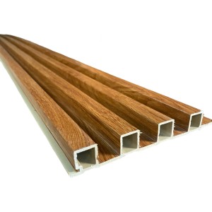 Panel Wpc Caoba Decorativo Revestimiento Pared Panel Pvc