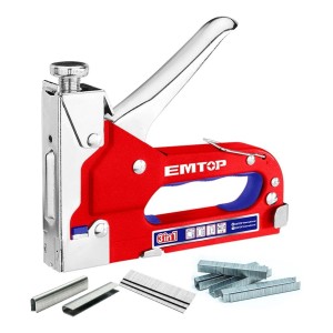 Engrapadora Clavadora Manual Metálica 3 En 1 Prof. Emtop