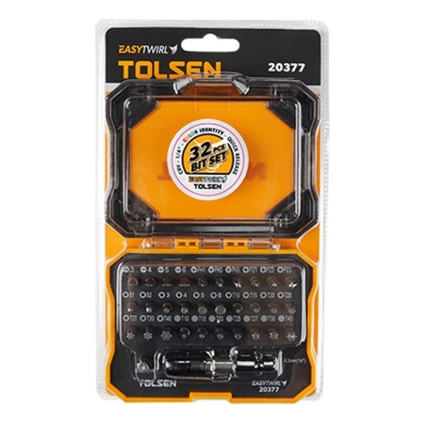Juego Punta Atornillador 32 Pcs Industrial Tolsen 20377 - Imagen 3