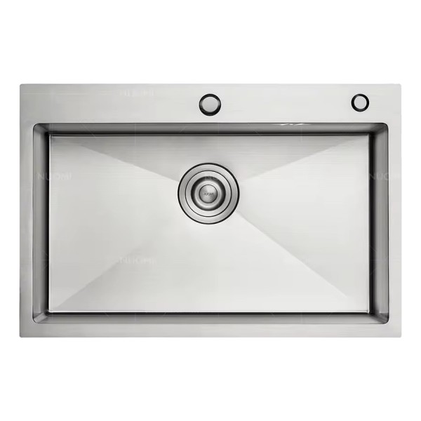 Pileta Simple Inox. 304 Cocina Satinada C/monocomando Chef - Imagen 4