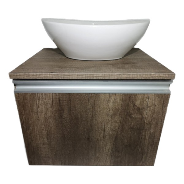 Mueble Aereo Solo De Baño 50x42x39 Para Bacha De Apoyo - Imagen 6
