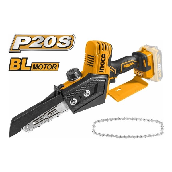Mini Motosierra A Bateria P20s 20v Ingco Cgsli2068 - Imagen 2