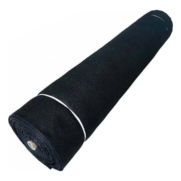Malla Tela Sombra Negra 4.2 Mts De Ancho X 10 Metros 80%