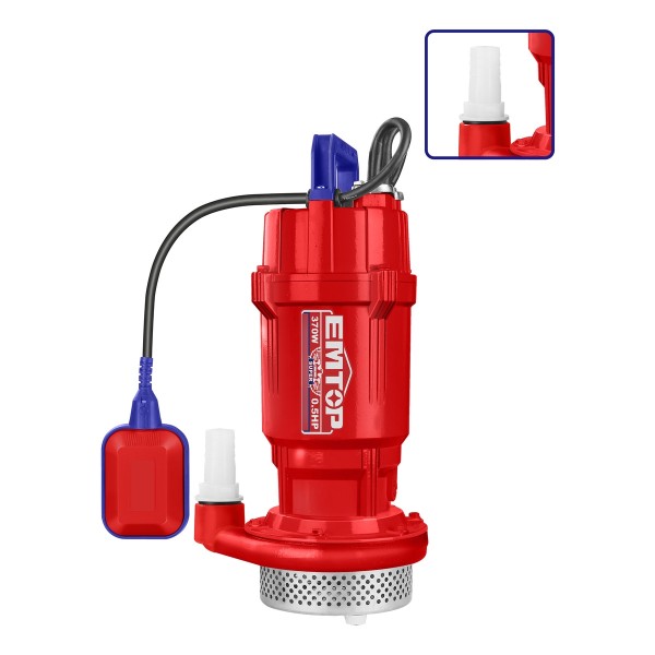 Bomba Desagote Sumergible Metal 370w 0.5hp Emtop Ewpps03701