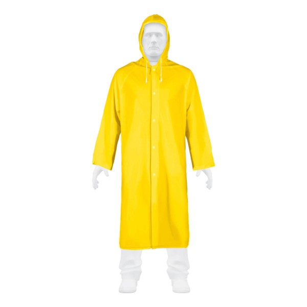Pilot Impermeable Con Capucha Para Lluvia Amarillo Pretul