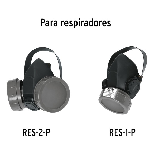 Filtro Gases Ácidos Pretul Para Res-1-p Y Res-2-p Cf-ga-p - Imagen 2