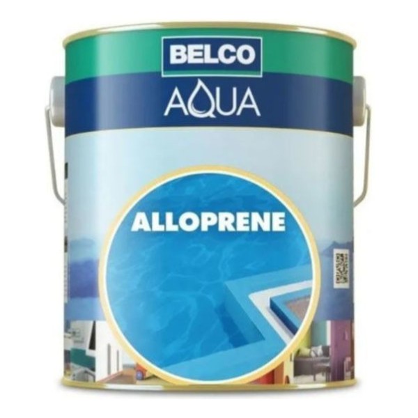 Pintura De Piscina Alloprene Belco Caucho Clorado 3.6 Litros
