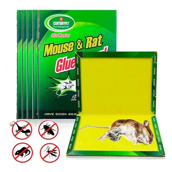 Trampa Para Ratas Y Ratones Pegamento Sin Veneno Adhesivas - Imagen 4