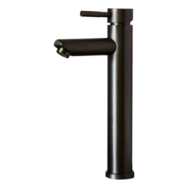 Monocomando Lavatorio Palito 31cm Wico Acero Inox Gris Oscur - Imagen 2