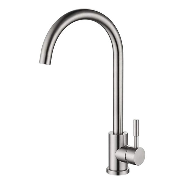 Pileta Simple Acero Inox. 304 Cocina Satinada C/monocomando - Imagen 4