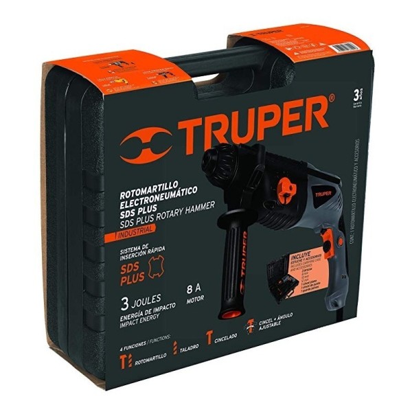 Rotomartillo Truper Sds Plus Industrial 3 Joules 3 Años Gtia - Imagen 3