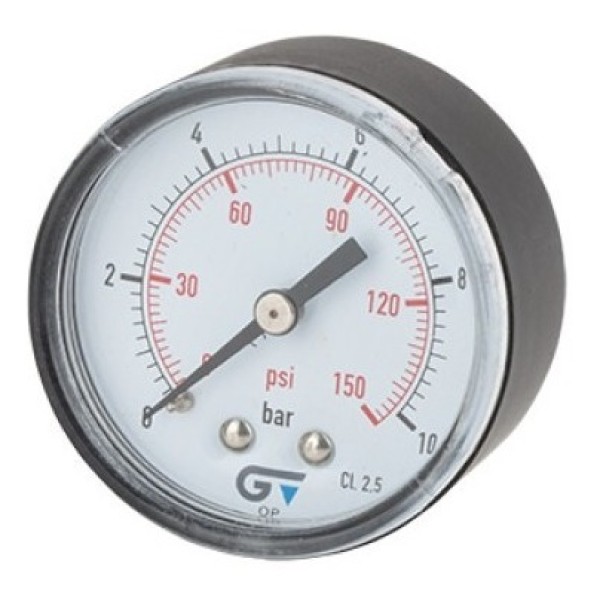 Manómetro Genebre Reloj 53mm 1/4 0-10bar / 0-150 Psi - Imagen 3