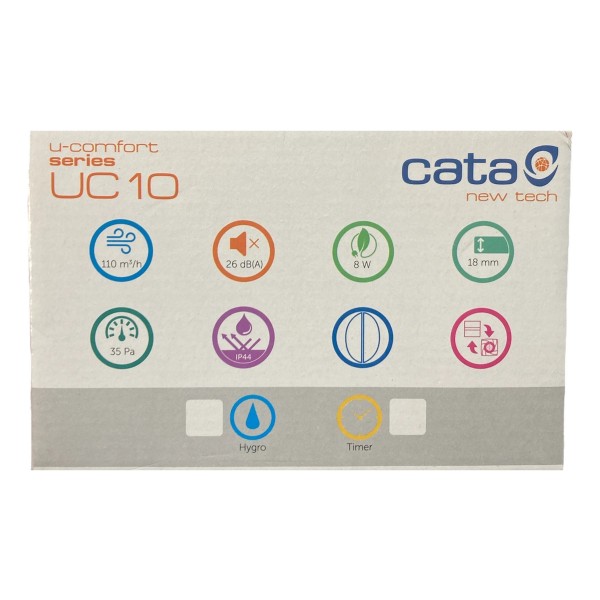 Extractor Cata U-comfort Series Uc10 Silencioso 10cm Español - Imagen 2