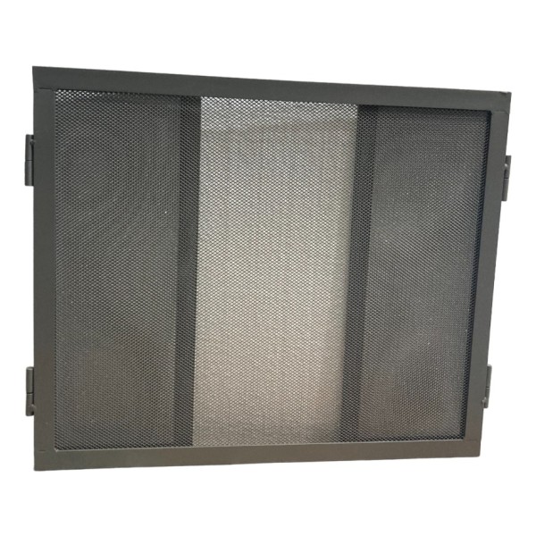 Chispero Para Estufa Leña Protector Color Gris 51cm X 102 Cm - Imagen 2