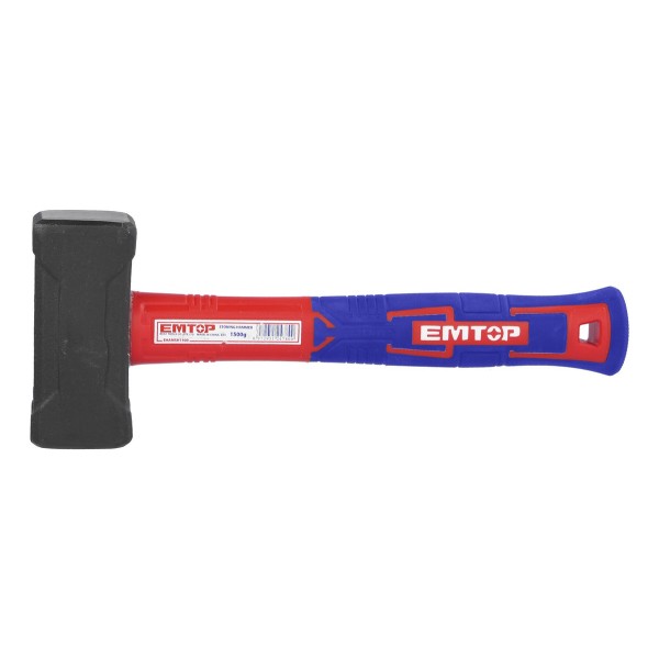 Maza Martillo Albañil Mecanico 1.5 Kg Cabo Fibra Industrial