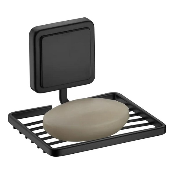 Jabonera Adhesiva 0.9kg Negro Mate Future - Imagen 3