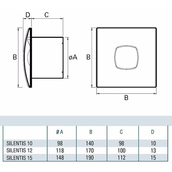 Extractor Baño Silentis 12 Para Baño Españoles 2 Años Gtia - Imagen 4