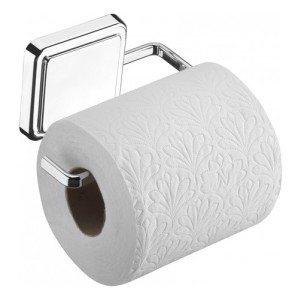 Soporte Adhesivo Para Papel Higiénico Cromado Future