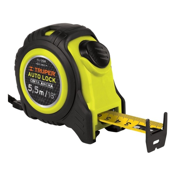 Cinta Métrica 5.5m X 1 Truper Freno Automatico Fa-55m - Imagen 2