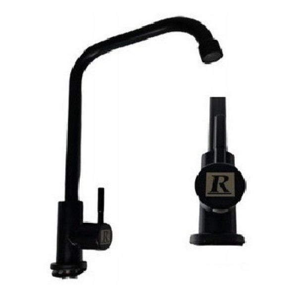 Canilla Grifo Unitario Mesada Inox Negro Mate Rimontti - Imagen 4