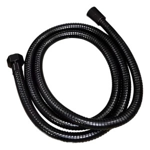 Manguera Telefono Baño 1.5mts Negro Mate