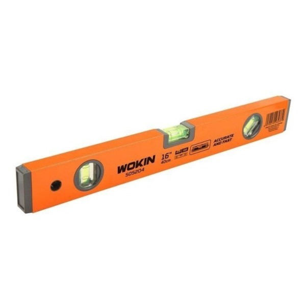 Nivel De Mano Aluminio 32 80cm 3 Burbujas Wokin