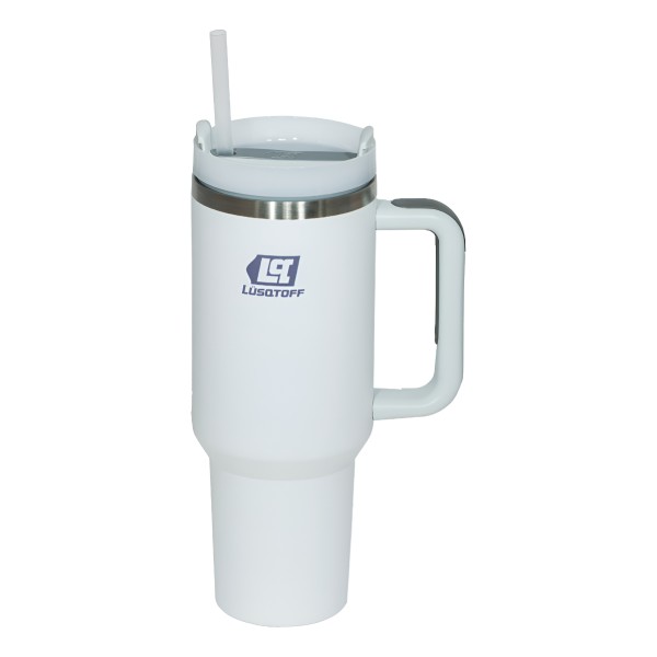 Vaso Térmico Lusqtoff 1.2 Lt Blanco Acero Inox Manija Stan