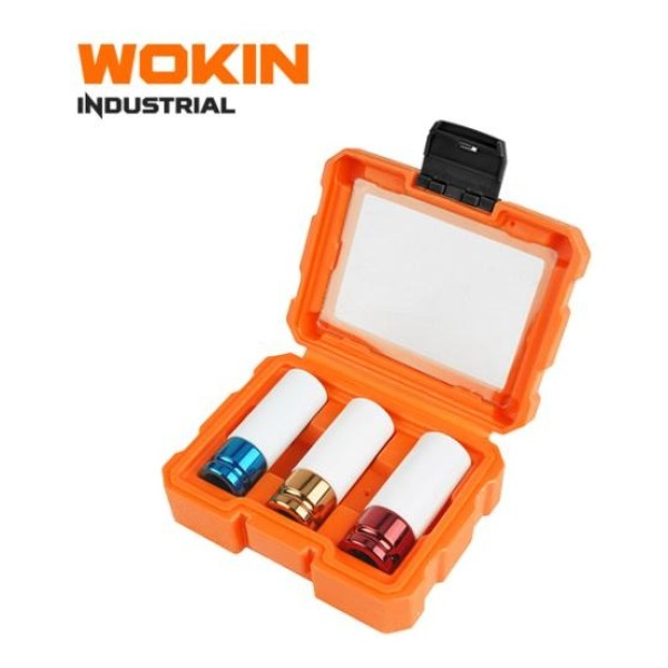 Dados Impacto Juego Naranja 17 , 19 , 21mm Wokin Industrial - Imagen 3
