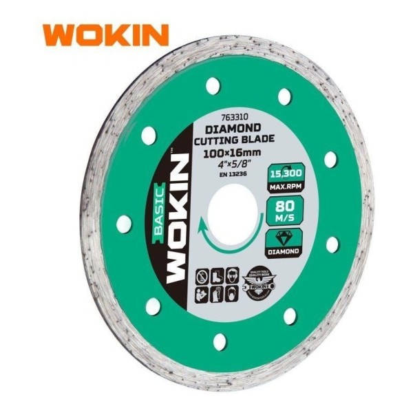 Disco Diamantado Continuo 4-1/2 X7/8 115mm X 22.2mm Wokin - Imagen 3