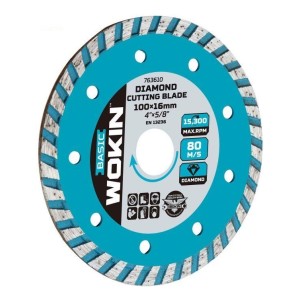 Disco Diamantado Turbo 4-1/2 X7/8 115mm X 22.2mm Wokin