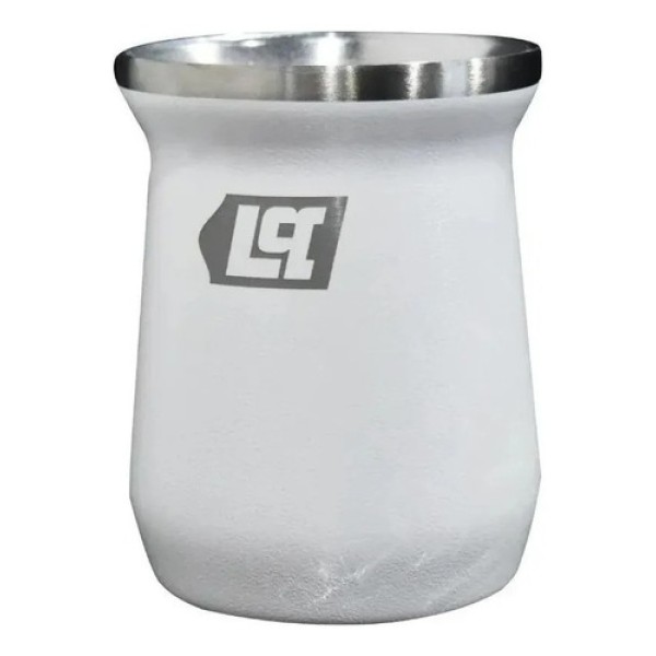 Mate De Acero Inoxidable 300ml Lusqtoff Blanco Matlb-9 - Imagen 2