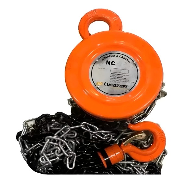 Aparejo Cadena Manual 2 Ton 5 Mts Metros Reforz Lusqtoff