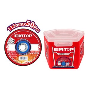Pack 50 Discos Corte Amoladora 115mm 4,5 Pulgadas 1.2 Mm