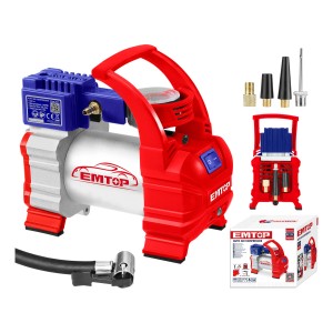 Compresor Simple Aire Mini Batería Portátil 140 Psi Auto 12v