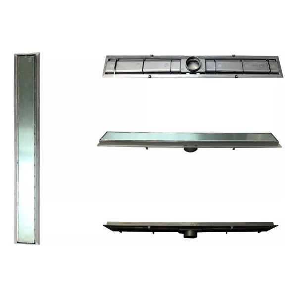 Receptáculo Desagüe Ducha Acero Inoxidable Tigre 90cm - Imagen 3