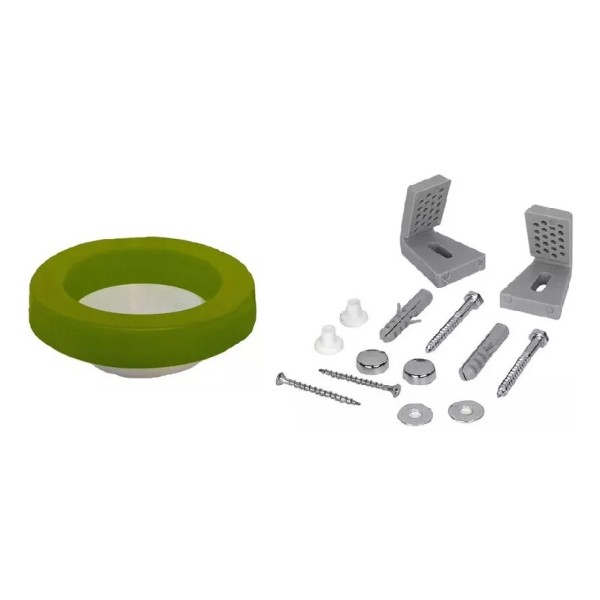 Kit Fijación Inodoro Y Goma De Asiento
