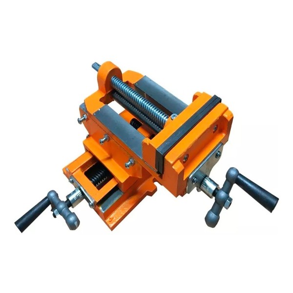 Morsa Cruz Doble Eje 6 Pulgadas Taladro Agujereador Lusqtoff - Imagen 2