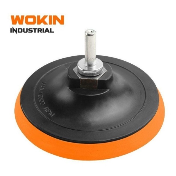 Disco Goma Para Amoladora Y Taladro C/velcro 4 1/2 Wokin - Imagen 3