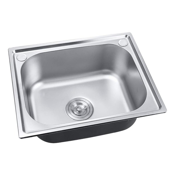 Pileta De Acero Inoxidable Bacha De Sobreponer Vindex Cocina - Imagen 2