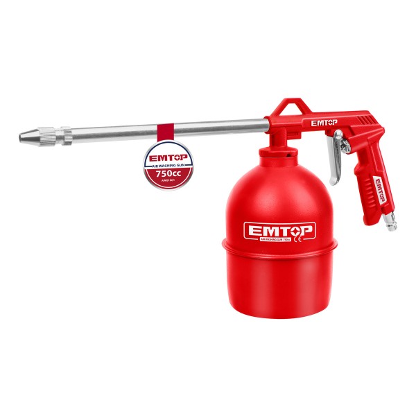 Pistola De Limpieza Metalica 750cc Emtop