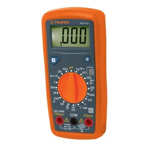 Tester Multimetro Digital Temp. Truper Mut-33 Profesional