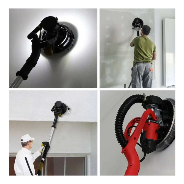 Lijadora Pared Yeso 1050w Emtop Techo Drywall Aspira - Imagen 2